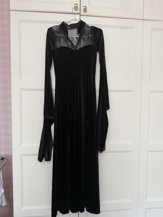 Дизайнерское платье бархатное