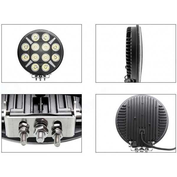 LED Халоген 9 инча Ø 218 мм / Работна лампа с дневна светлина 12 / 24V