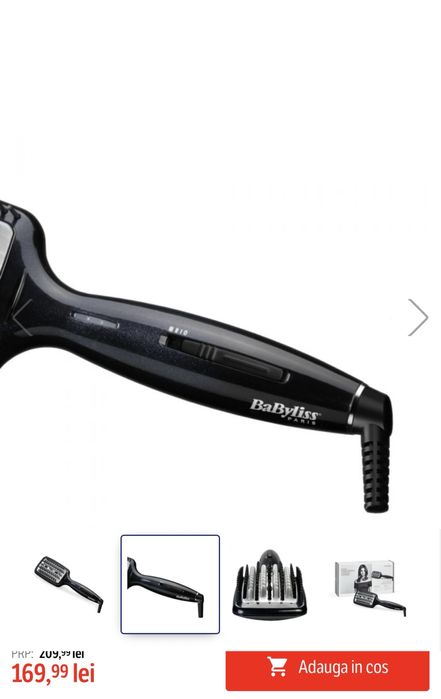 Oferta!Perie  de indreptat parul Babyliss  noua