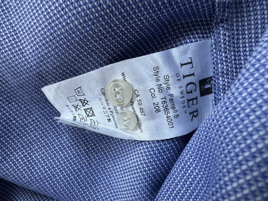 Camasa TIGER OF SWEEDEN Albastru Slim Maneca Lunga Barbati | Marime M