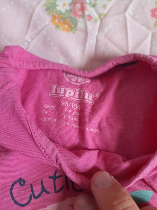 lot 9 tricouri 2 4 ani 98 104 fata fetita lupilu lidl bumbac gradinita