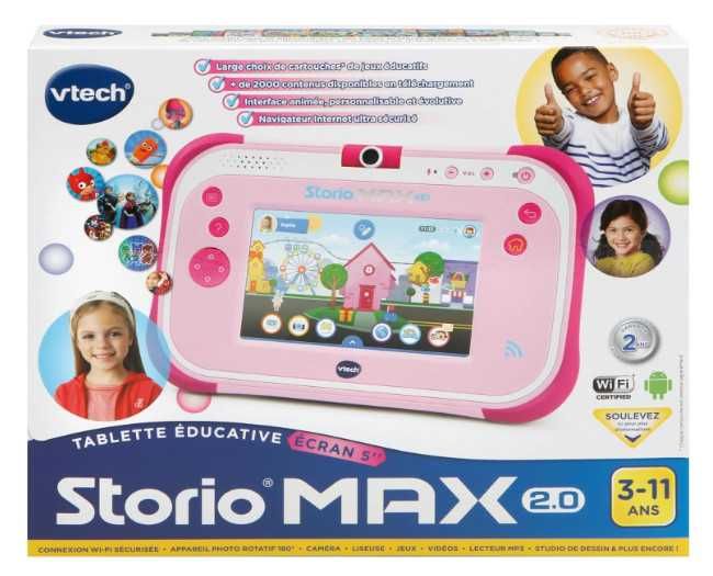 Детски таблет Vtech Storio Max, образователен, мултитъч екран 5 инча