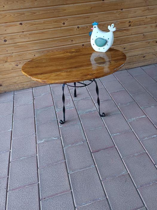 Masa cafea artizanala blat recuperat