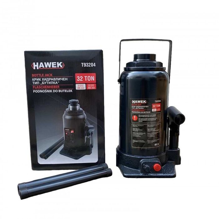 Хидравличен крик тип бутилка 2,3,5,10,15,20,32 тона HAWEK