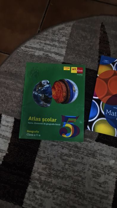 Culegere matematica clasa V si atlas școlar clasa a V a
