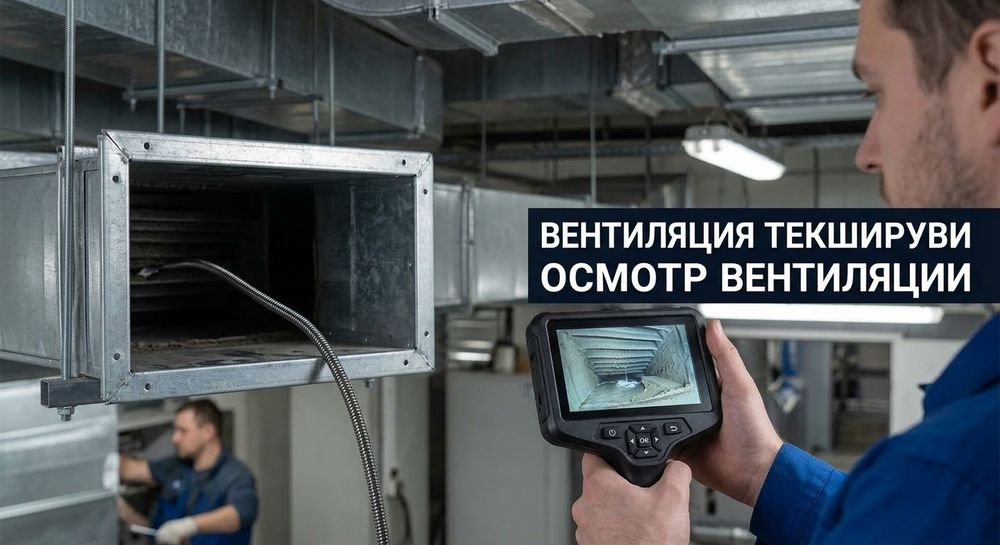 Видеоэндоскоп хизмати! Қувурлар, канализация ва вентиляция,