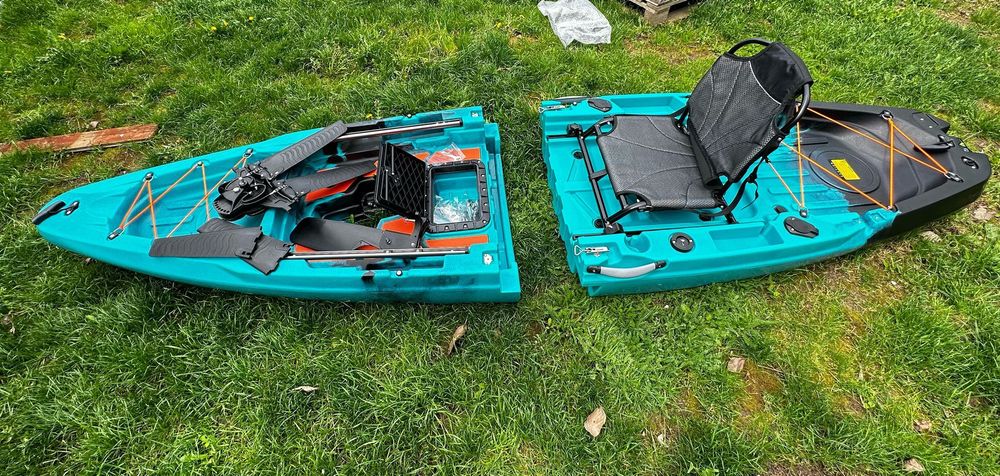 Caiac modular pedale pescuit