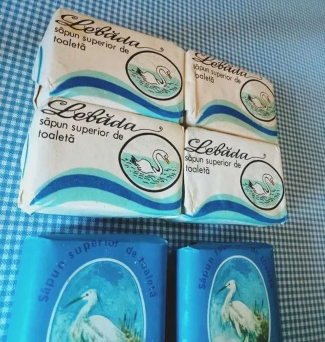 Săpun Romanesc vechi Egreta, Lebada,produse in Comunism, Apollo Galati