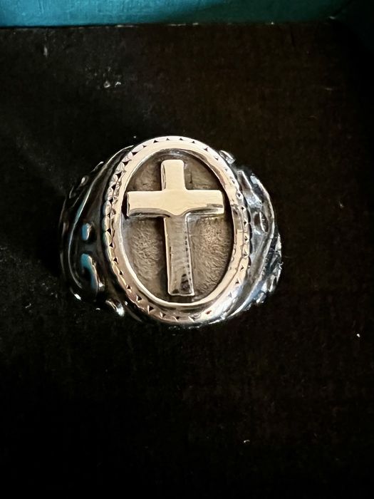 Ghiul cu cruce din  Argint ștantat 925