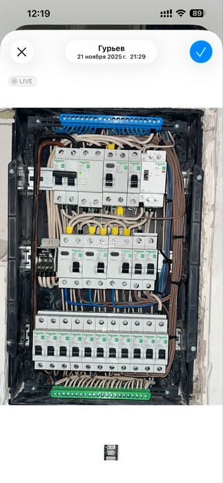 Монтаж проводки, счетчика, сборка щита