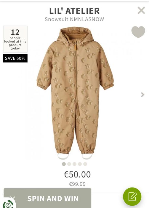 Зимен космонавт  LIL' ATELIER 104см