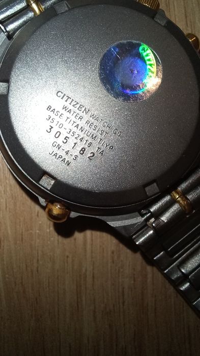 Citizen Titanium Chronograph Alarm
