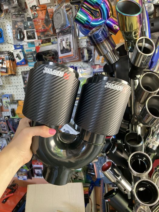 Накрайници Акрапович 100мм, ауспух, генерация, akrapovic,накрайник bmw