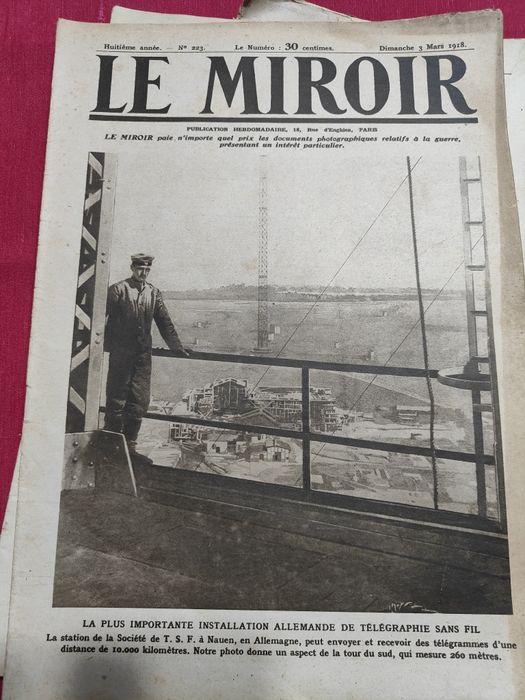 Reviste Le Miroir . Al doilea război mondial