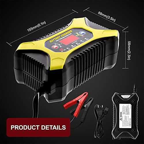 Бързо зарядно устройство за автомобилна батерия 12A 6V/12V