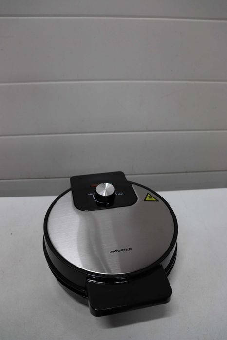 Кръгъл гофретник Aigostar с регулируем контрол на температурата 1000W