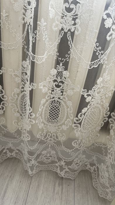 Комплект тюль + шторы