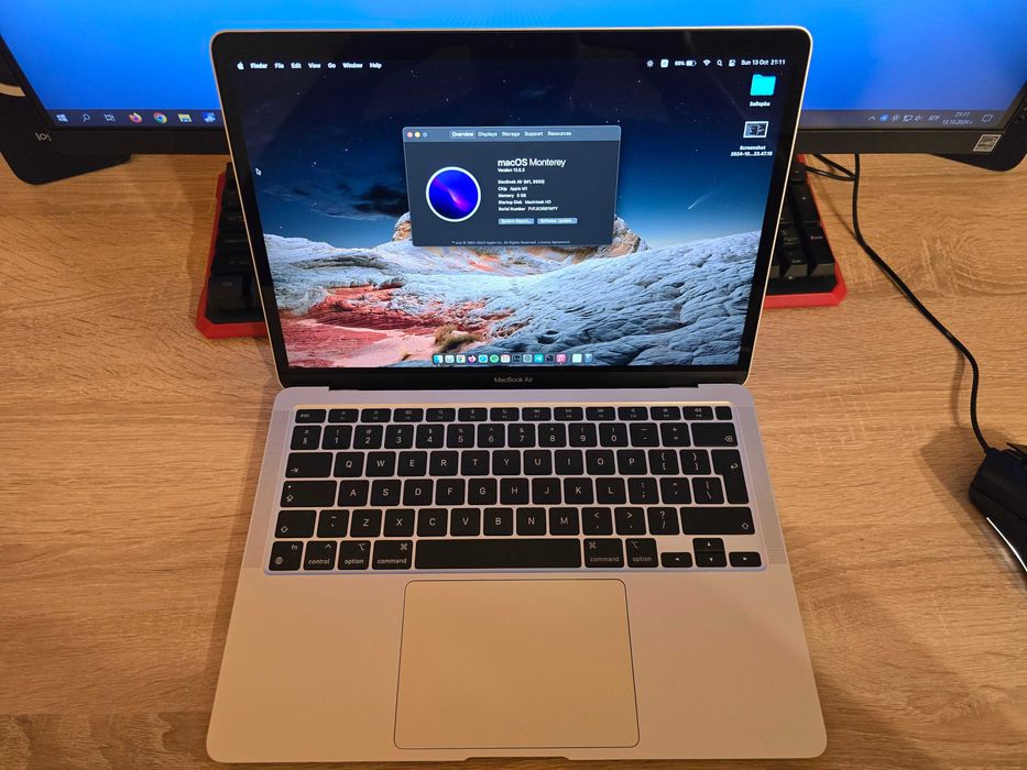 [КАТО НОВ] Apple MacBook Air 13.3 M1 8GB/256GB Silver