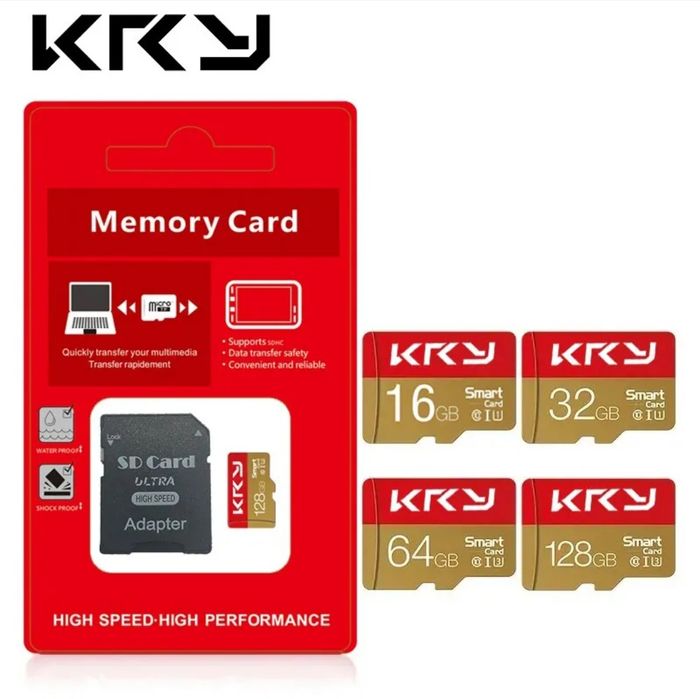 Micro SD Memory Card 64 GB / TF карта памет с адаптер Class 10
