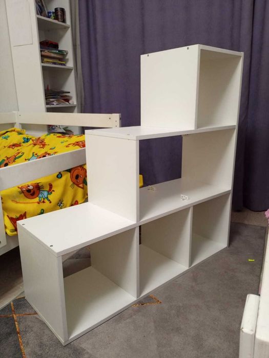 Стеллаж белый 5000 тг