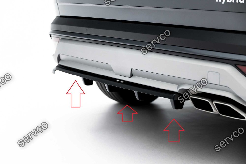Pachet Set Splitter Exterior Prelungiri Body kit tuning Hyundai Tucson Mk4 Facelift 2024- v3 - Maxton Design