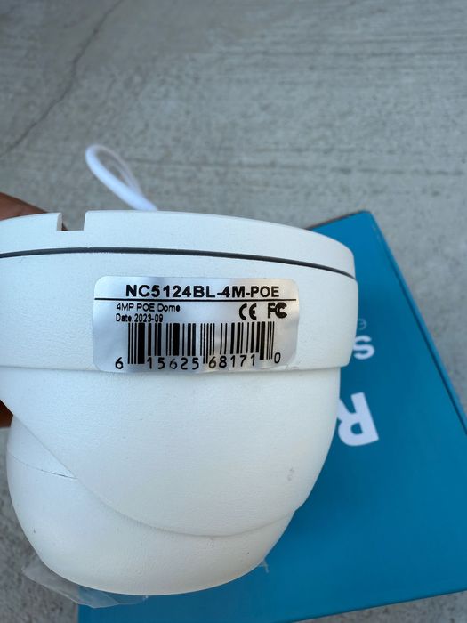 КУПОЛНА POE камера 4MP, 2K – звук, метален корпус,