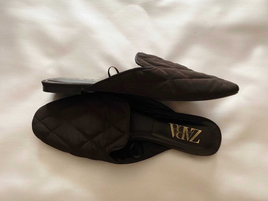 Sandale dama, Zara, matlasate, 38