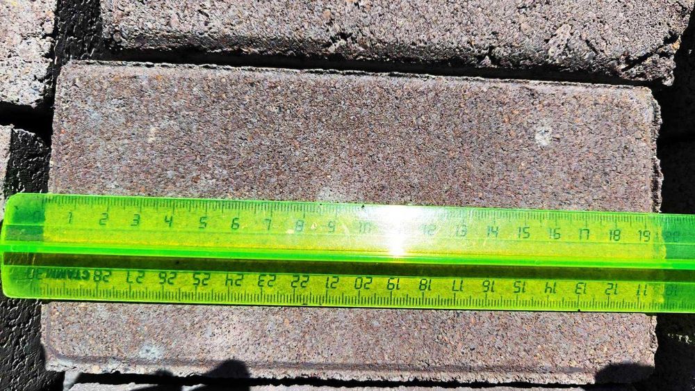 Брусчатка "кирпичик"