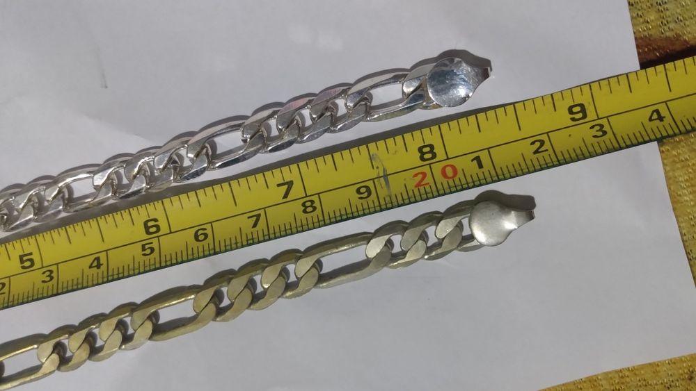 Ланци медицинска стомана и посребрени