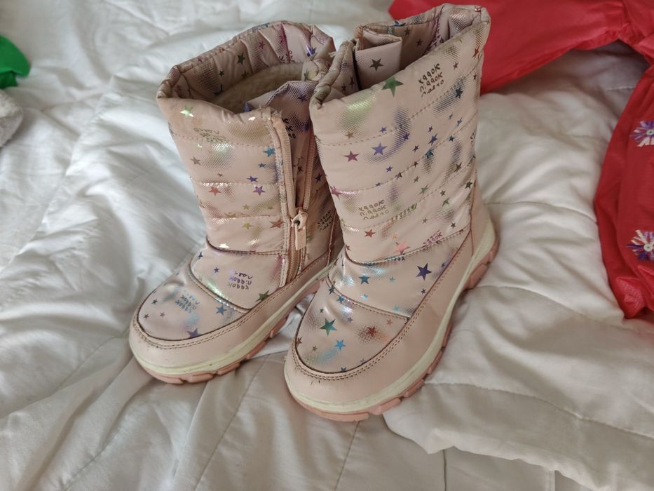 Детски ботуши , розови, 27 номер, стелка  17,5 см