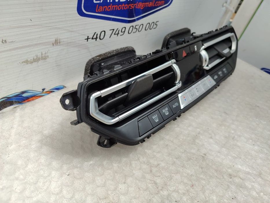PANOU COMANDĂ CLIMATIZARE + GRILE VENTILAȚIE CENTRALE BMW 1 SERIES F40 2020 / 2019–2024 / COD OEM 6411 9855395-01 / 9855395 (5E2)