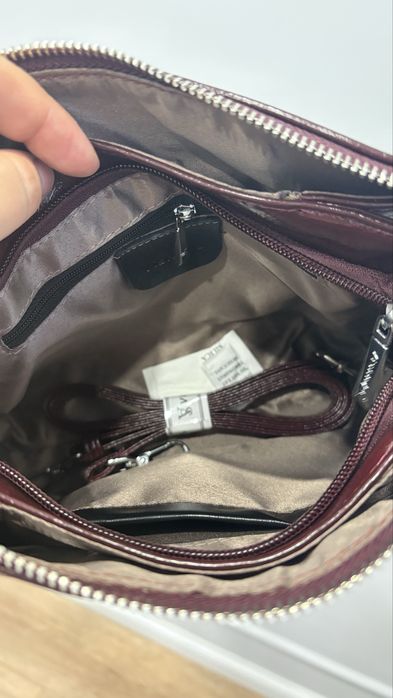 Новая сумка ломаная кожа