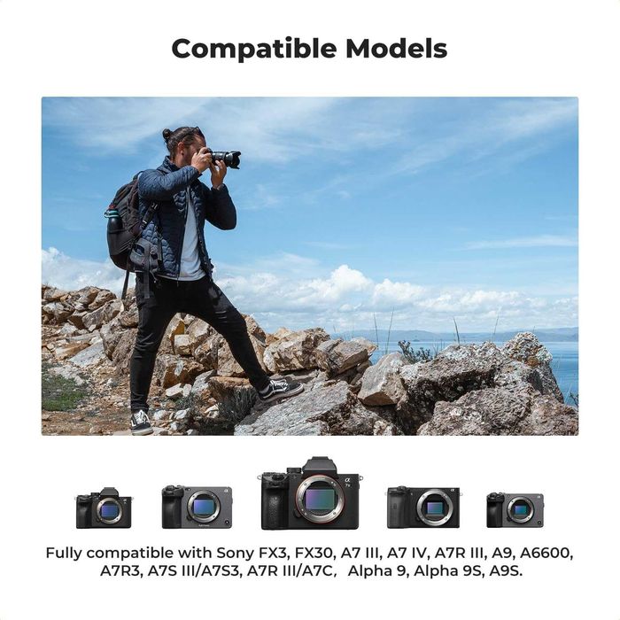 НОВ K&F Concept NP-FZ100 комплект 3 батерии + LCD зарядно