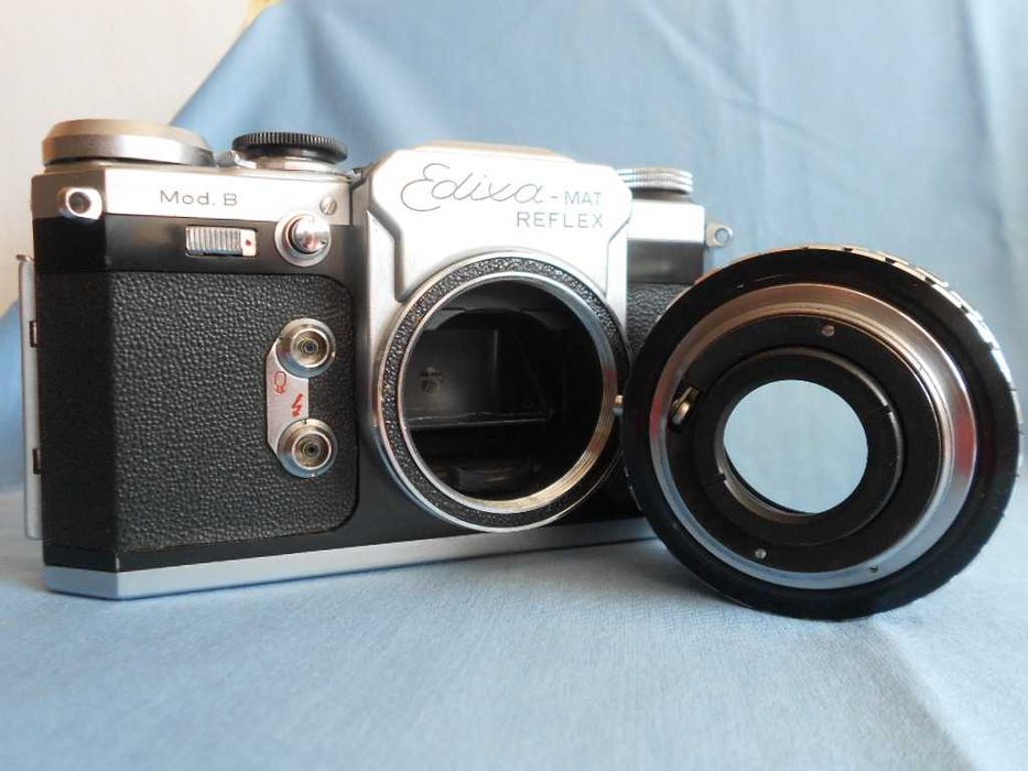 Wirgin edixa mat reflex cu M42 westromat 1.9, aparat foto film clasic