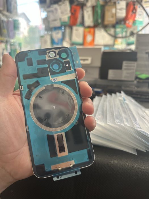 Capac spate din sticla pentru iphone 11 12 13 14 15 16 pro pro Max