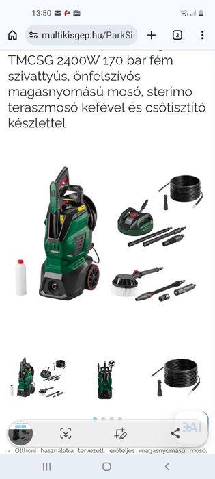 Aparat Spalare cu presiune parkside phd 170 d2 sigilat 2400w 170bar