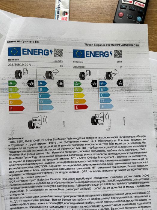 Летни гуми 235/50R19