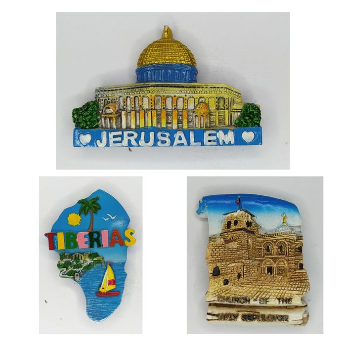 Magneti frigider Israel si Palestina, Marea Moarta, Haifa, Tel Aviv