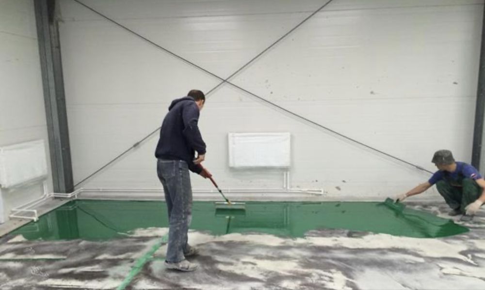 Металлическая эпоксидная смола для пола