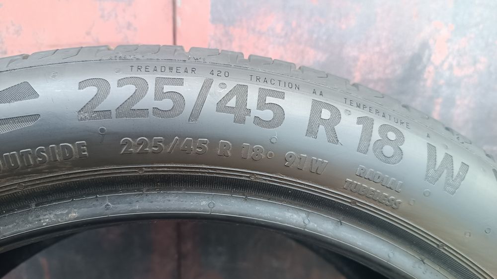 225/45/18 Continental Дот 0523