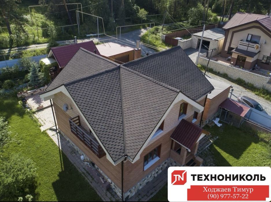 черепица гибкая АНДУЛИН Tegola Yumshoq Tom