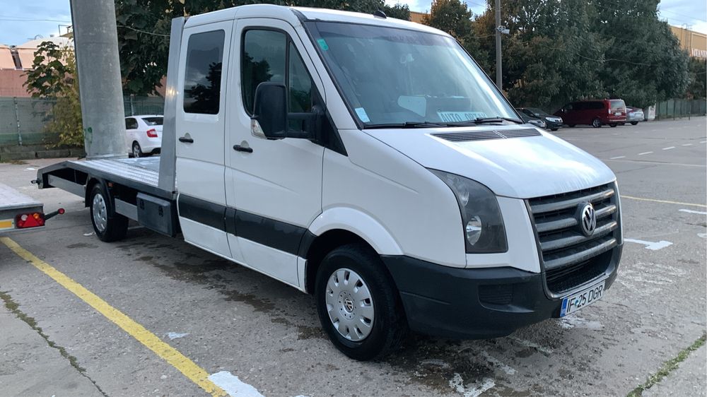 Platforma auto VW crafter 3,5t pe carlig