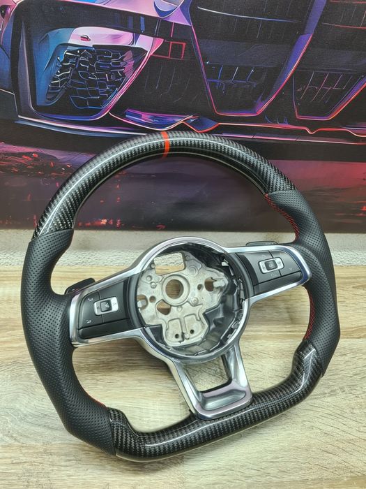 Volan PassatB8/Golf7 Rline/GTI carbon ,tesit,piele BLACKFRIDAY