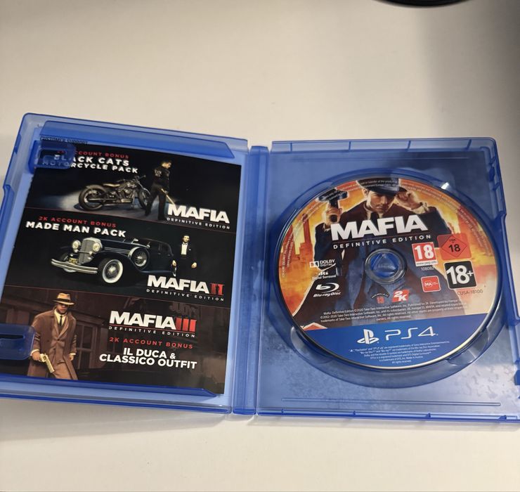Mafia: Definitive edition ps4 перфектно състояние