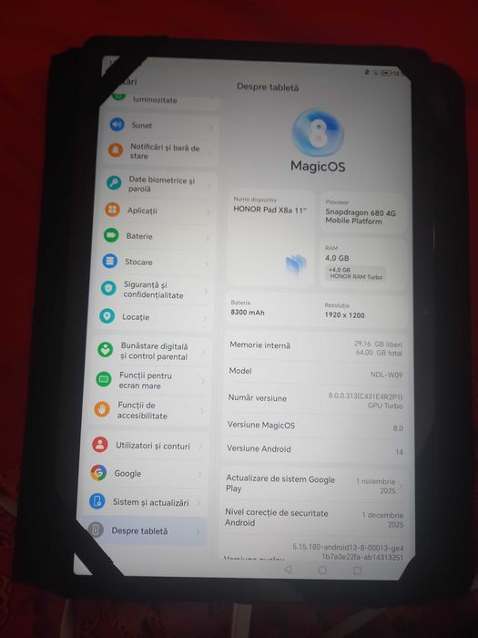 Vand tableta Honor x8