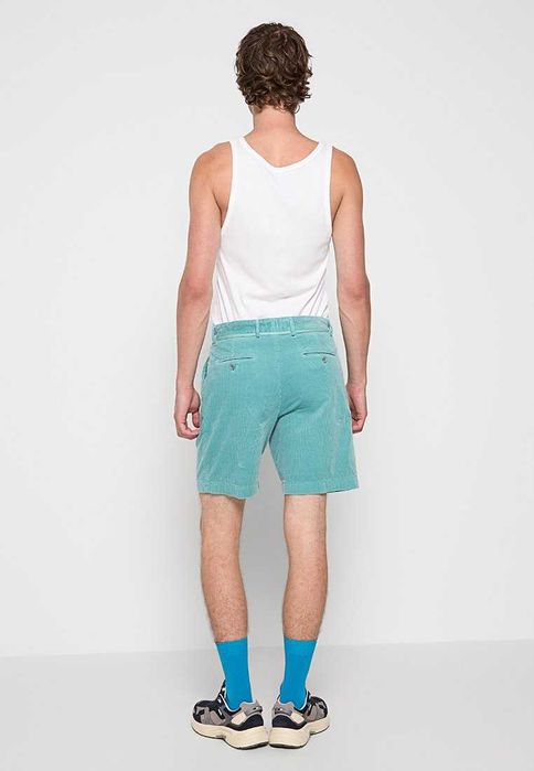 Aspesi, Pantaloni scurți din catifea, Turcoaz, M