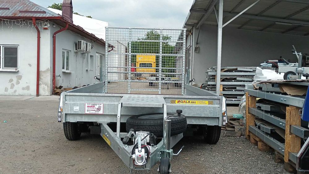 Oferta remorca transport utilaj, noua, pana la 4m, MMA3500 kg