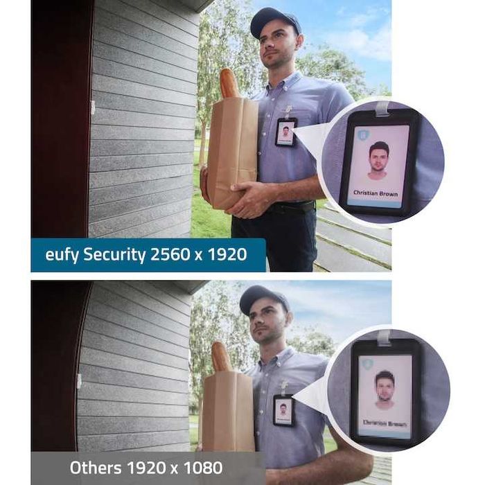 Set sonerie video eufy Doorbel,Wireless, 2K HD,detectie miscare