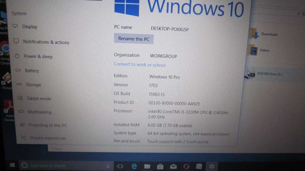 Laptop I5, gen 3, Lenovo T430, 8GB  Ram si SSD128GB
