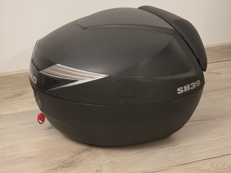 Top case Shad SH39 + spătar + kit prindere Vstrom 650 Gen3